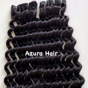 Haute qualité pas cher vietnamien Remy cheveux trame Extensions lâche profonde Super vague Style naturel trame de cheveux humains - Product Image 1