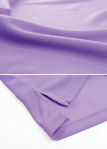 Cómodo para camiseta Polo con piqué de algodón transpirable silueta inteligente y patrón sólido con estilo llamativo - Product Image 4