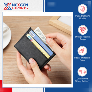 Tarjetero de Cuero PU Multifuncional de Primera Calidad, con Bloqueo RFID, Marca Nexgen Exports, Estilo Moderno, Disponible en Existencia - Product Image 6