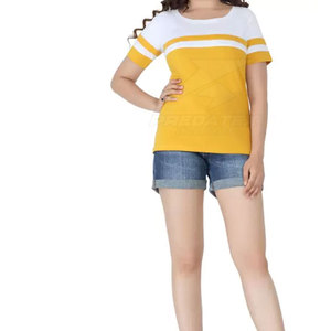 Camiseta informal de verano para mujer de último estilo, secado rápido y cómoda, 100% algodón, ecológica para adultos - Product Image 5