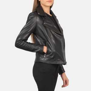 Top qualité haute qualité modèles nouvelle mode dame veste en cuir meilleure vente en plein air femmes veste en cuir logo personnalisé meilleur prix - Product Image 6