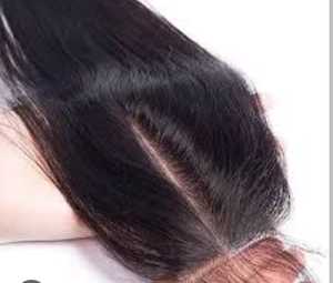 2x6 Real HD Cierre de encaje Cierre de cabello humano Remy ultrafino con línea de cabello natural prearrancada - Product Image 2