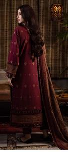 Costume indien du Pakistan Salwar Kameez Nouveau style Robe Kurti imprimée brodée en viscose et soie Robe KUCHI DRESS - Product Image 3