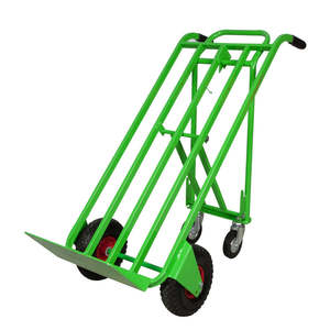 OEM Customizable Plastic Hand <b>Trolley</b> Foldable Two Pneumatic <b>Wheels</b> Enclosed Frame Platform for <b>Tool</b> Storage Warehouse 200kg - Product Image 2
