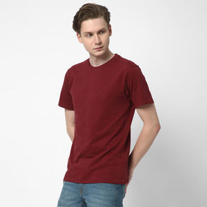 Camiseta de Manga Corta para Hombre, de Algodón de la Mejor Calidad, 3 Tonos, Totalmente Lisa, Cuello Redondo, Formal, Hecha en Pakistán, Servicio OEM, Gran Venta - Product Image 2