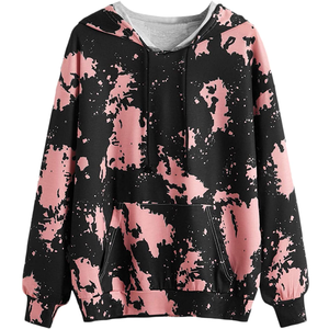 Sudadera con capucha extragrande de algodón y poliéster para mujer - Product Image 1