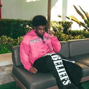 Ensemble survêtement personnalisé avec fermeture éclair, lavage à l'acide, appliqué, broderie, sweat-shirt délavé, jogging, pantalon de survêtement évasé et sweat-shirt - Product Image 4