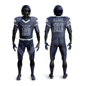 Maillot de football américain à sublimation personnalisée uniforme unisexe respirant pour adultes uniforme de football américain grande taille - Product Image 3
