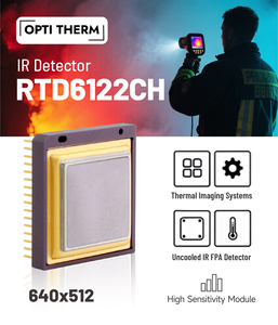 RTD6122CH-VOx mikrobolometre kızılötesi termal dedektör 640x512 LWIR 12μm piksel 8-14μm <40mK NETD gece görüş cihazı ile - Product Image 2