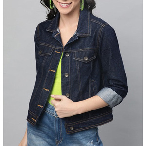 Chaqueta Vaquera Entallada de Invierno para Mujer con Sensación Acogedora, Estilo Casual Moderno, Ideal para la Moda Urbana Europea y para las Fiestas - Product Image 1