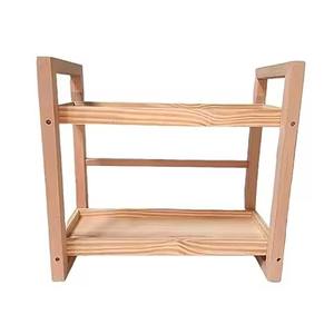 Nouveaux ustensiles de cuisine maison hôtel stockage organisateur armoire étagère à épices utiliser haute premium 2 niveaux étagère à épices - Product Image 1