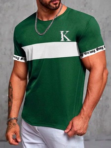 Camiseta de Hombre 100% Algodón, Ligera, Transpirable, con Impresión de Logotipo Personalizado, Venta al Por Mayor OEM, Camiseta Lisa - Product Image 6