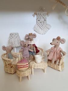 Conjunto de muebles de muñeca de ratán hecho a mano compuesto por 12 piezas hecho en Vietnam al por mayor 2023 - Product Image 2