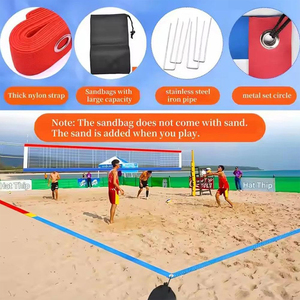 Lignes de <span class=keywords><strong>volley</strong></span>-ball de plage accessoires d'entraînement en plein air Kit de marqueur de cour champ limite pour les sports de prairie de fête de plage - Product Image 2
