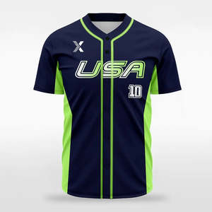 Premium Men's <b>Baseball</b> Jersey Terry Moisture Wicking, OEM Bulk Order - Product Image 1