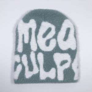 Chapeau en mohair brodé avec logo personnalisé de haute qualité, chaud, respirant, imperméable, pour faible MOQ, vente en gros, nœuds, camouflage - Product Image 2