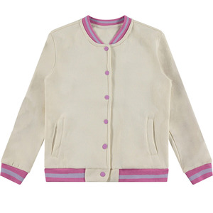 Offre Spéciale Varsity Jacket 2025 Nouveau Design Polyester Coton Et Bouton Couvert Respirant Varsity Vestes Pour Femmes - Product Image 1