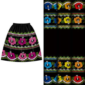 Dernière mode Grande taille Été Décontracté Respirant Coton écologique Motif floral style hawaïen Guam Micronésie - Product Image 5