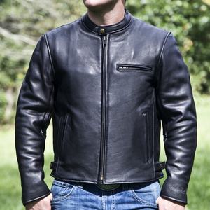Chaqueta ajustada de motorista de otoño e invierno para hombre de alta calidad, cuero de motocicleta elegante para adultos, ropa deportiva de talla grande - Product Image 1