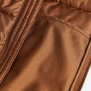 Chaleco acolchado ajustado más vendido, ropa de moda de poliéster transpirable y cómoda para uso al aire libre en invierno, cuello mandarín - Product Image 3
