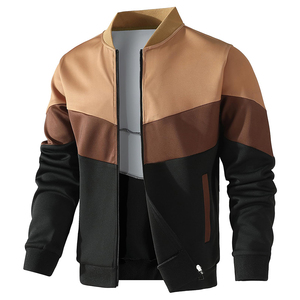 High Quality Customized Men's Satin Bomber Jacket Multi-Color Breathable and Solid for Outdoor Activities Low MOQ Wholesale - Product Image 2