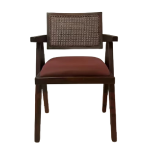 Sillas de Comedor Modernas de Madera con Asiento Acolchado y Acabado Liso para Villa y Parque - Product Image 2