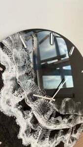 OPTIMIZING RESIN WALL <b>CLOCK</b> WITH Unique Artistic Handmade Design Wall <b>Clock</b> Resin Art From India - Product Image 4