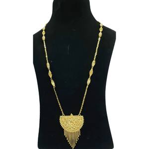 Nuevo conjunto de collar con colgante de mujer chapado en oro árabe de 24KT árabe de moda, joyería fina de estilo árabe de Mauritania - Product Image 2
