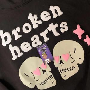 Premium Quality <b>Anime</b> Print Embroidered Knitted <b>Hoodie</b> Women Plus Size Hooded Cotton Blocks Clothing Couples Y2k - Product Image 3