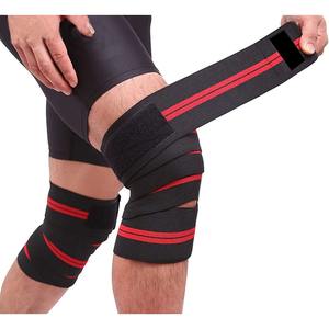 <b>Compression</b> Elastic Support <b>Knee</b> Wraps for Cross Training Gym Workout Fitness Powerlifting <b>Knee</b> Wraps - Product Image 2