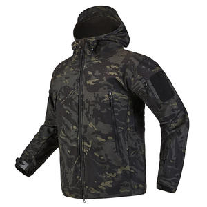 Vestes de chasse imperméables coupe-vent à capuche pour hommes en polyester boréal respirant de luxe pour l'hiver - Product Image 4