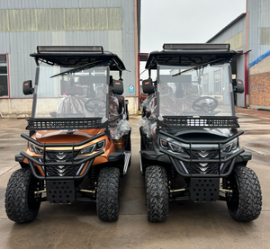 รถรับส่งไฟฟ้าความจุสูง 6 ที่นั่ง พร้อมแบตเตอรี่ลิเธียม 60V |   ความเร็วสูงสุด 70 กม./ชม. ระยะทาง 50-70 กม. สำหรับสถานที่ท่องเที่ยว - Product Image 1