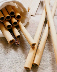 Pajitas de Bambú Ecológicas Reutilizables, Pajitas para Beber de Bambú Sostenibles y Naturales - Product Image 2