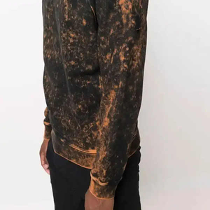 Heavyweight Men's Acid Wash Hoodies Sweatshirt <b>String</b> Custom Distressed Oversized Blank Acid Vintage Men's Acid WashHoodies - Product Image 4