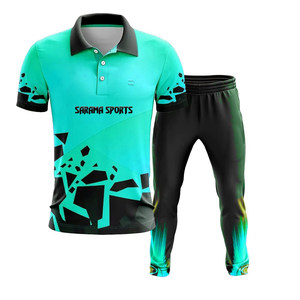 Wholesale Custom Men's Sports <b>Cricket</b> Uniforms Professional Printed Logo Customized <b>Cricket</b> Clothing Uniform Sets - Product Image 1