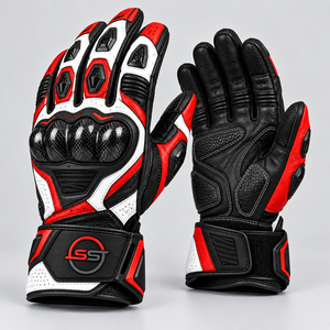 Gants de moto de haute qualité fabriqués avec un matériau durable, offrant un ajustement confortable, une forte adhérence et idéaux pour la conduite. - Product Image 5