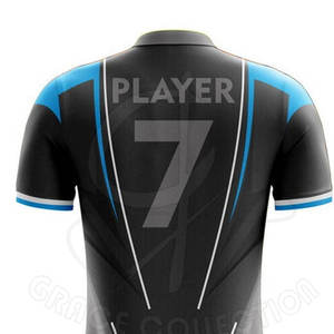 Ensemble d'uniformes de football de nouvelle version avec des ensembles de maillots de football d'impression de tissu de polyester 100% pour personnaliser votre propre logo de marque - Product Image 5