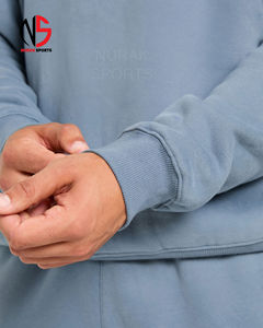 Conjunto Deportivo de Algodón Grueso Personalizado para Hombre, Sudadera con Capucha de Felpa, Pantalones Deportivos, Traje para Correr, Corte Ajustado, Ropa Deportiva de Alta Calidad en 2026 - Product Image 4