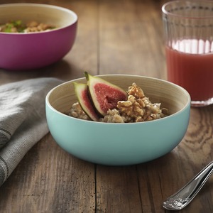 Grand bol en bambou peint Vaisselle naturelle Décoration de présentation de repas attrayante Produits vietnamiens en gros écologiques - Product Image 4