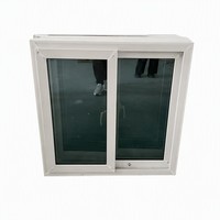 Ventanas Corredizas de Vidrio Templado UPVC Resistentes a Huracanes, con Pantalla Plegable y Diseño Moderno para Hoteles, Aislamiento Térmico