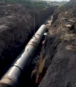 High Quality Long Life Anticorrosion External Plastic Coated & Internal <b>Cement</b> Mortar Lined Steel Pipe for Water Supply Projects - Product Image 6