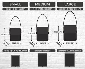 Leather Bag Crossbody Men's Crossbody Shoulder 10.5 Satchel Personalized <b>Gift</b> <b>for</b> <b>Her</b> LCS-0043 - Product Image 3