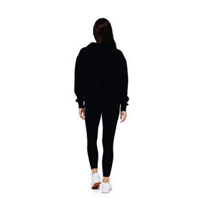 Mode classique 100% sweat à capuche en polyester logo personnalisé impression unie pour hommes et femmes Style décontracté respirant et durable - Product Image 3