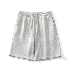 Pantalones Cortos Bermuda de Felpa 100% Algodón para Hombre, Color Liso, Cintura con Cordón, Casuales, Transpirables, Cortavientos, Antiarrugas, de Tiro Medio - Product Image 6
