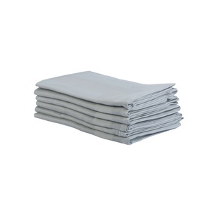 100% ensemble de serviettes en satin de coton à séchage rapide serviette en lin solide blanc tissé pour la maison hôtels restaurants utilisation durable de la cuisine - Product Image 3