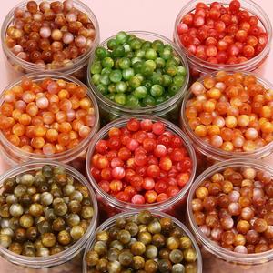 ลูกปัดเรซิ่นคุณภาพดีที่สุดสำหรับทำสร้อยคอ พวงกุญแจ เครื่องประดับ ลูกปัดกลมหลากสี งานแฮนด์เมด อุปกรณ์ตกแต่งเครื่องประดับ - Product Image 1