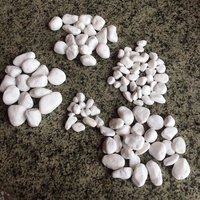 Высокое качество 2-6 см натуральный щебеночный известняковый камень 2-6 см галька мозаика объемные украшения сада Вилла открытый аквариумы измельченные