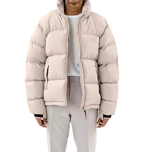 2026 New Wholesale Custom Men's Winter <b>Padded</b> Bubble <b>Jacket</b> <b>Hooded</b> Stand Collar Quilted Outdoor Puffer Waterproof - Product Image 6