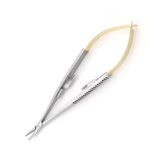 Portaagujas Micro Castroviejo de Acero Inoxidable de Alta Calidad TC 5.5 Pulgadas |   Pinzas de Sutura para Instrumentos Quirúrgicos |   Conjunto de Instrumentos CE - Product Image 2