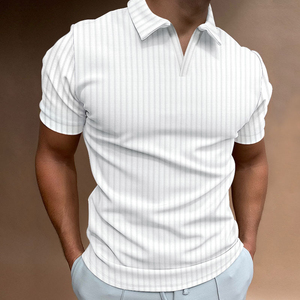Polos casuales de verano para hombre, alta calidad, 100% algodón, última moda, diseño personalizado con nuevo logotipo, camiseta Polo - Product Image 4